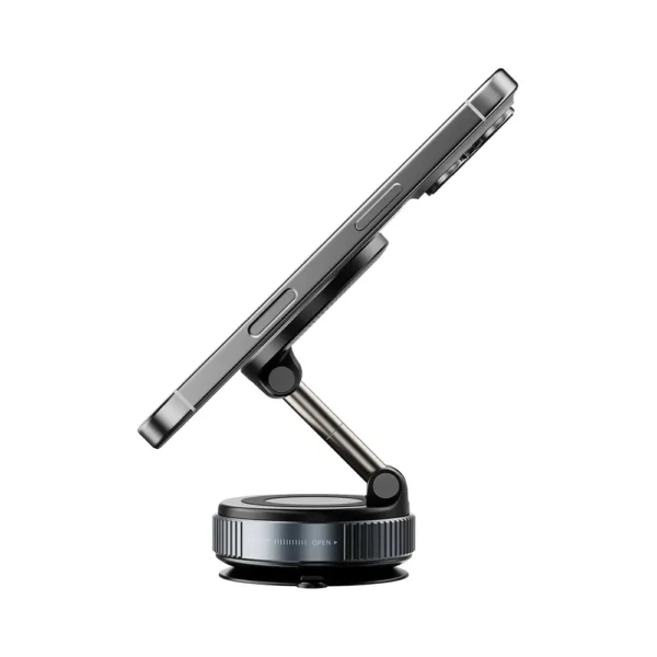 2C K007 360 DEGREE ROTATION VACCUM SUCTION CUP BASE STRONG MAGNETIC FOLDABLE CAR PHONE HOLDER