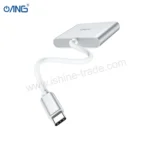 3D ANG AD01 Type C To USB3.0 + HDTV + Type C PD2.0 Adapter Silver