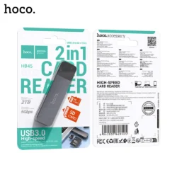 HOCO HB45 Spirit USB A To SD and TF 3.0 Card Reader