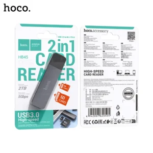 4A HOCO HB45 Spirit USB A To SD and TF 3.0 Card Reader 1