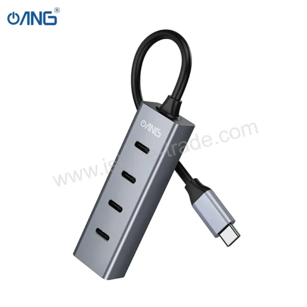 6D ANG HB04 4 in 1 Type C to USB3.0 Type C 1 + USB2.0 Type C 3 Hub Adapter