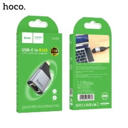 HOCO UA35 USB C To RJ45 OTG Ethernet Adapter 100Mbps