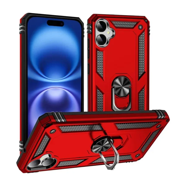05-Ring Armor Case Case iPhone 17 Red