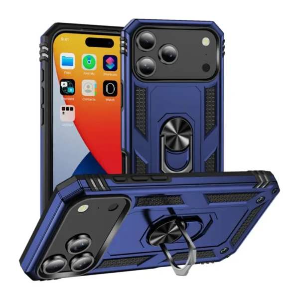 10-RING ARMOR CASE IPHONE 17 Pro max Blue