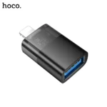 10D HOCO UA36 iP Male to USB A Female OTG Transparent Adapter