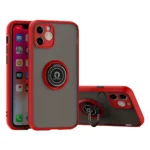 11B Shadow Ring Protective Case For iPhone 12 Mini Red