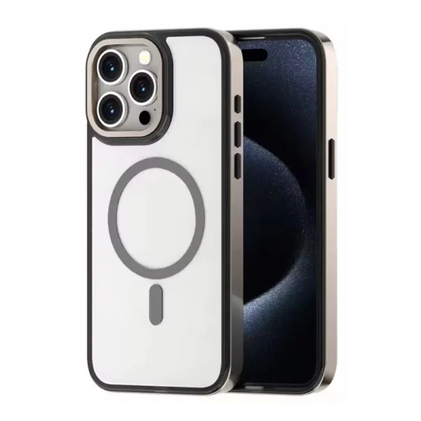 12C Elegant Charm Clear Case For iPhone Gold
