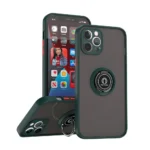 12D Shadow Ring Protective Case For iPhone 12 Pro Green