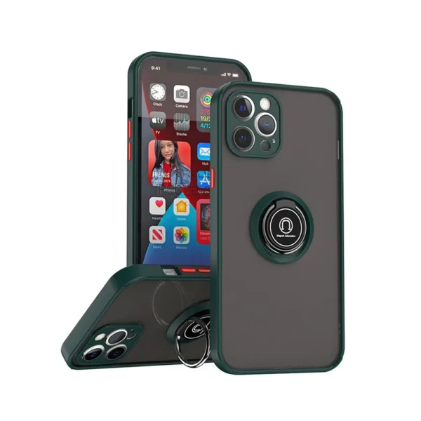 13C Shadow Ring Protective Case For iPhone 11 Pro Green