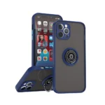 13D Shadow Ring Protective Case For iPhone 11 Pro Blue