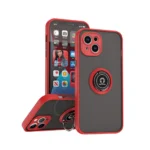 14E Shadow Ring Protective Case For iPhone 14 Red