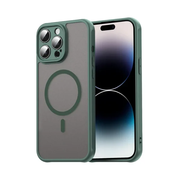 15D Charm Pupil Magsafe Case For iPhone 14 Pro Green
