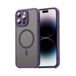 15E Charm Pupil Magsafe Case For iPhone 14 Pro Purple