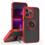 16C Shadow Ring Protective Case For iPhone 14 Pro Red