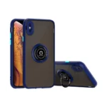 18C Shadow Ring Protective Case For iPhone X Xs Blue