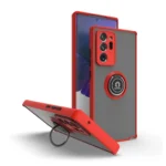19C Shadow Ring Protective Case For Samsung Galaxy Note 20 Ultra Red