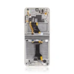 1C Genuine LCD Screen For Samsung Galaxy Z Flip 5 (F731B) With Frame and Touchpad Inner Cream