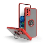 21D Shadow Ring Protective Case For Samsung Galaxy S20 Red