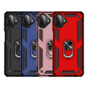 34A Slim Shockproof Ring Armor Stand Phone Case for Samsung Galaxy A07