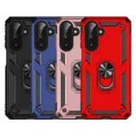 35A Slim Shockproof Ring Armor Stand Phone Case for Samsung Galaxy A17 Main
