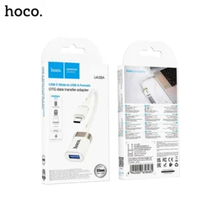 39A HOCO UA39A Crystal Type C Male to USB 3.0 Female Data Transfer Adapter