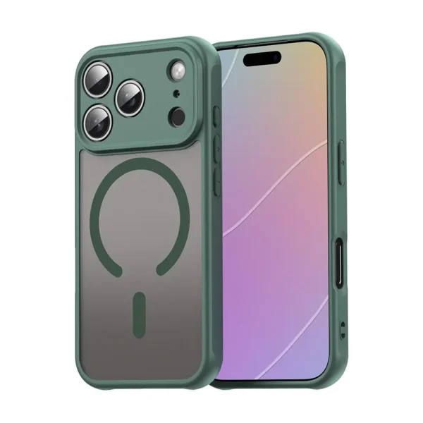 3D Charm Pupil Magsafe Case For iPhone 17 Pro Green