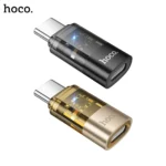 4B HOCO UA36D USB C Male to iP Female Transparent Adapter