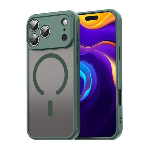 4D Charm Pupil Magsafe Case For iPhone 17 Pro Max Green