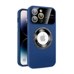 5B Window Exposure Phone Case for iPhone 14 Pro Blue