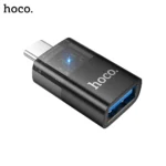5C HOCO UA36B USB C Male to USB A Female OTG Transparent Adapter