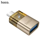 5D HOCO UA36B USB C Male to USB A Female OTG Transparent Adapter