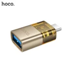 5E HOCO UA36B USB C Male to USB A Female OTG Transparent Adapter