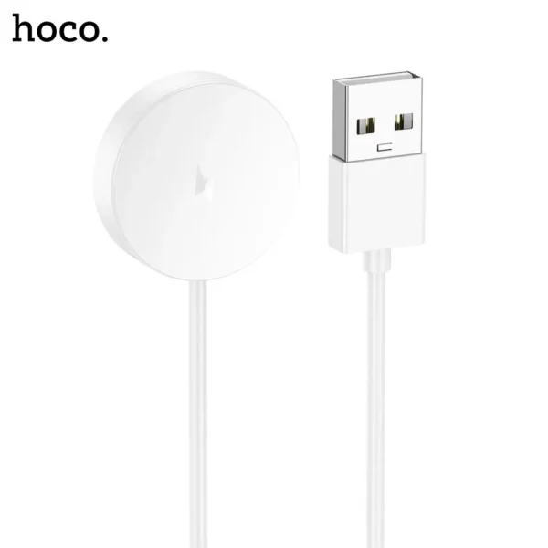6B HOCO Y29 Smart Sports Watch Charging Cable White 1