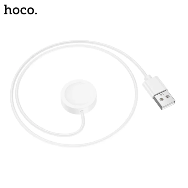 7C HOCO Y30 Smart Sports Watch Charging Cable White