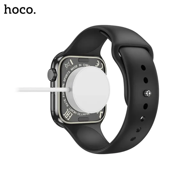 7D HOCO Y30 Smart Sports Watch Charging Cable White