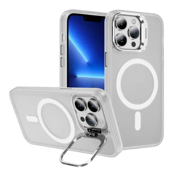 9B Mirror Flat Magsafe Case iPhone 13 Pro Max White