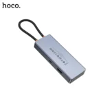9C HOCO HB50 Wow 5in1 Multi Function Converter USB C to HDTV+PD+USBA 3.0 3