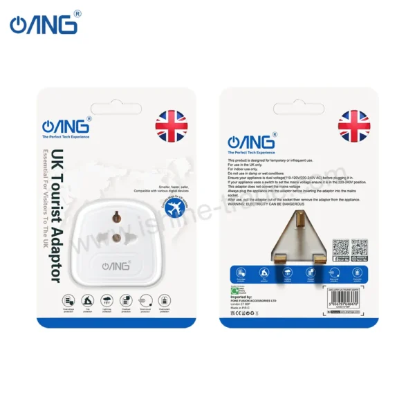 16E ANG ADT01 UK Tourist Adapter