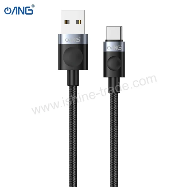 ANG BC23 - USB To Type C Braided Fast Charging Cable - 1 Meter-2