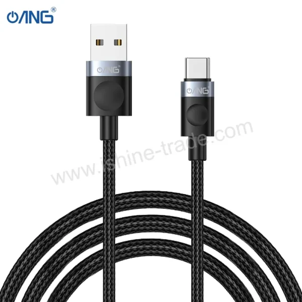 ANG BC23 - USB To Type C Braided Fast Charging Cable - 1 Meter-3
