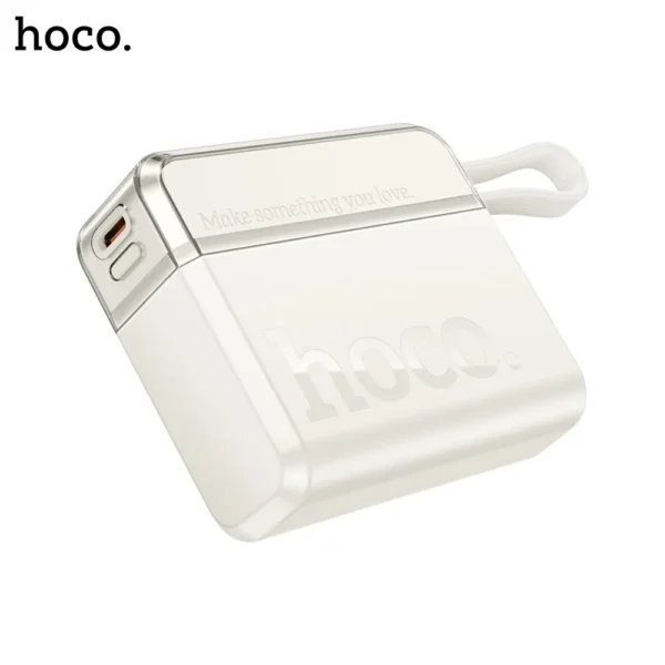1D Hoco Q38 Excellent PD20W Power Bank With Two Way Cable 10000mAh