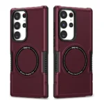31B TPU Magsafe Case For Samsung Galaxy S24 Ultra Wine Red