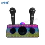 34E ANG SPK 05 Light up Disco Speaker With Dual Mic