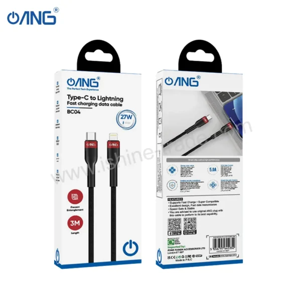 4E ANG BC 04 Type-C To Lightning Cable 3M