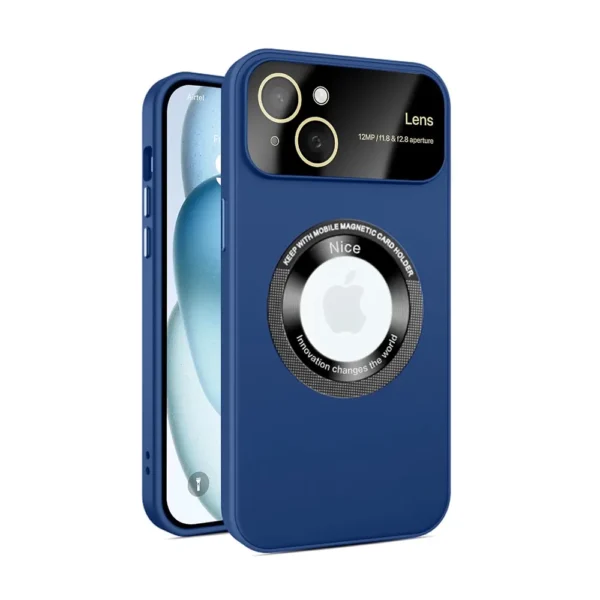 6C Window Exposure Phone Case for iPhone 15 Blue