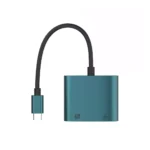 77B USB C To RJ45 + HDMI Video Converter Adapter