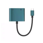 77C USB C To RJ45 + HDMI Video Converter Adapter