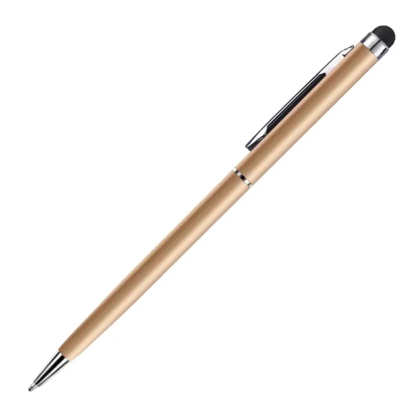 13G 2 in 1 Stylus Pen For Touch Screen Gold