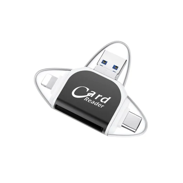 15A 2 in1 Card Reader Type C Lightning
