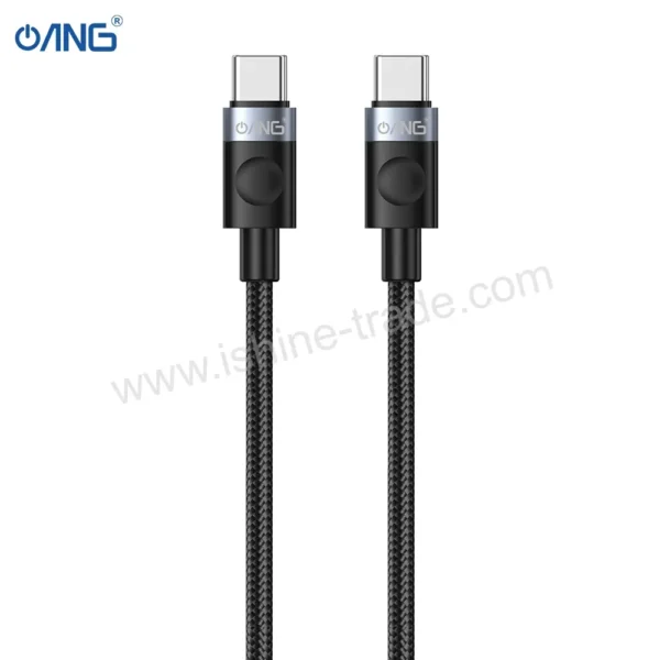 ANG BC23 – Type C To Type C 60W Braided Fast Charging Cable – 1 Meter-4